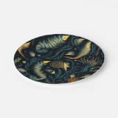 Golden Reefs Pappteller (Schrägansicht)