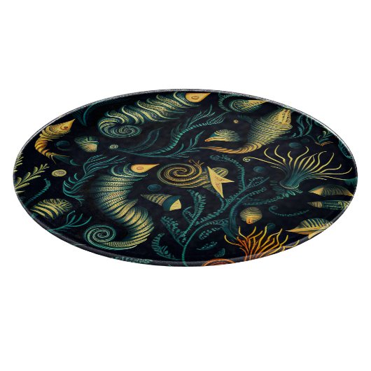 Golden Reefs Schneidebrett (Ecke)