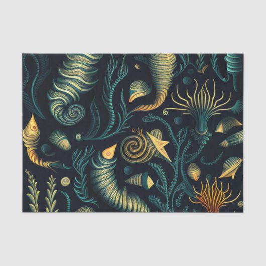 Golden Reefs Seidenpapier (Vorderseite)