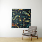 Golden Reefs Wandteppich (Beispiel (Horizontal))