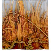 Golden Reflections Duschvorhang (Vorderseite)