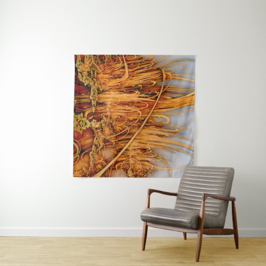 Golden Reflections Tapesty Wandteppich (Beispiel (Horizontal))