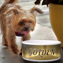 Golden Refraction Pet Dog Napf
