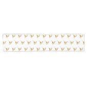 Golden Reindeer Magic Weihnachten Kurzer Tischläufer (Horizontal)