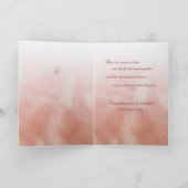 Golden Religious 50. Hochzeitstag, Rose Karte (Innenseite)