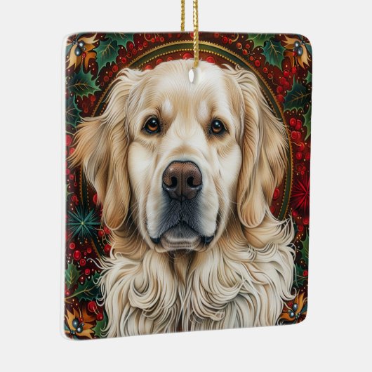 Golden Retreiver Dog Keramikornament (Rechts)