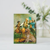 Golden Retriever 1 - Geist von '76 Postkarte (Stehend Vorderseite)