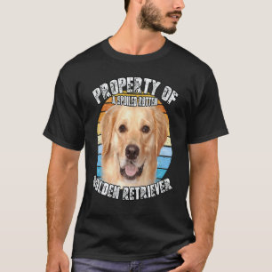 Golden Retriever 2 Besitzer   Retro-Stil Vintage T-Shirt