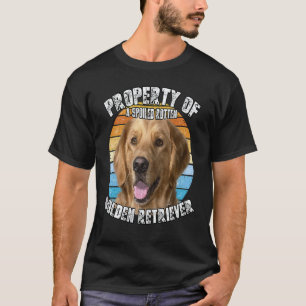 Golden Retriever 3 Besitzer Retro-Stil Vintage T-Shirt