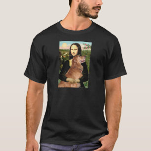 Golden Retriever 3 - Mona Lisa T-Shirt