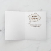 Golden Retriever 40. Geburtstag Karte (Innenseite)