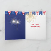 Golden Retriever, 4. Juli Karte (Innenseite)