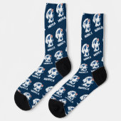 Golden Retriever 4. Juli Merica Socken (Linkes Detail)