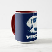 Golden Retriever 4. Juli Merica Tasse (Vorderseite Links)