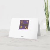 Golden Retriever 4th of July Ship Karte (Rückseite)