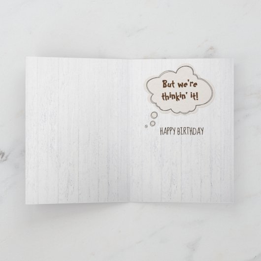 Golden Retriever 77. Geburtstag Spaß Karte (Innenseite)