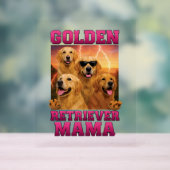 Golden Retriever Acrylschild (Neutral)