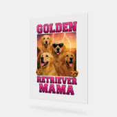 Golden Retriever Acrylschild (Winkel)