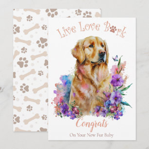 Golden Retriever Adoption, Gotcha Tag Karte