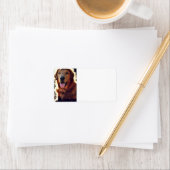 Golden Retriever Adressaufkleber (Insitu)