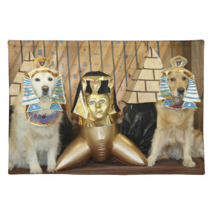 Golden Retriever Ägypter Stofftischset