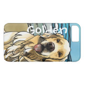 Golden retriever am Strand (addieren Sie Case-Mate iPhone Hülle (Rückseite (Horizontal))