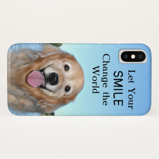 Golden retriever-Änderung die Welt Case-Mate iPhone Hülle (Rückseite (Horizontal))