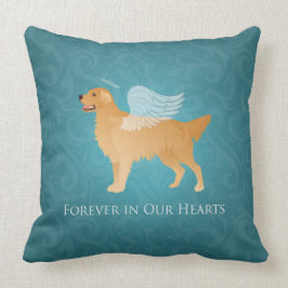 Golden Retriever Angel Dog - Memorial für Haustier Kissen