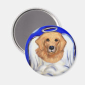 Golden Retriever Angel Magnet (Vorderseite/Rückseite)