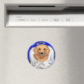 Golden Retriever Angel Magnet (In Situ (Geschirrspüler))