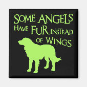 GOLDEN RETRIEVER ANGEL MAGNET (Vorne)