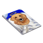 Golden Retriever Angel Notizblock (Rechte Seite)