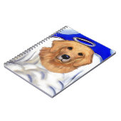 Golden Retriever Angel Notizblock (Linke Seite)