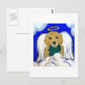 Golden Retriever Angel Postkarte (Vorne/Hinten)