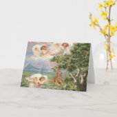 Golden retriever Antonio Engels-Karte Karte (Gelbe Blume)