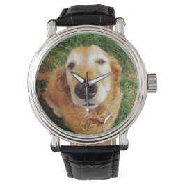 Golden Retriever Armbanduhr