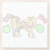 Golden retriever art glasuntersetzer (Rückseite)