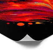 Golden Retriever Art Rtrait For Dog Owners Poster (Ecke)