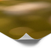 Golden Retriever auf dem sonnigen Gras Poster (Ecke)