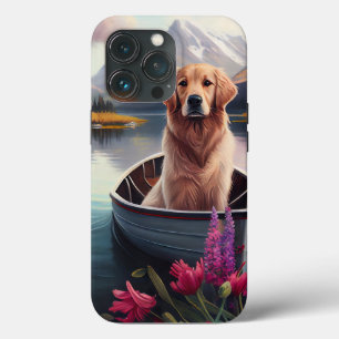 Golden Retriever auf einem Paddel: Ein landschaftl Case-Mate iPhone Hülle
