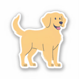 Golden Retriever Aufkleber