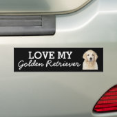 Golden Retriever Autoaufkleber (Auf Auto)