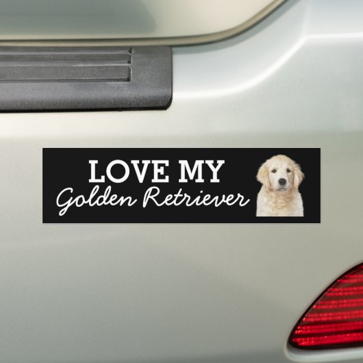 Golden Retriever Autoaufkleber (Auf Auto)