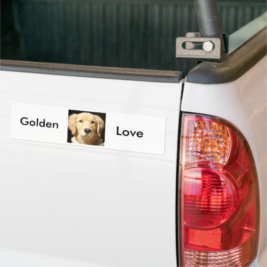 Golden Retriever Autoaufkleber (Auf Lkw)