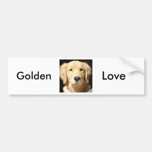 Golden Retriever Autoaufkleber