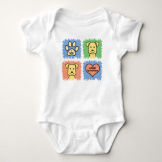 Golden retriever baby strampler