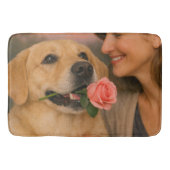 Golden Retriever Badematte – Pet Art (Vorderseite)