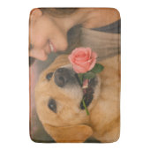 Golden Retriever Badematte – Pet Art (Vorderseite Vertikal)