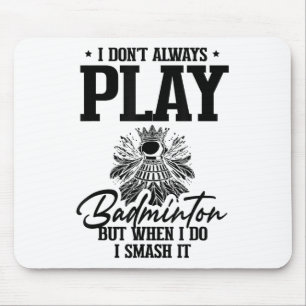 Golden Retriever Badminton Player Shuttle Mousepad