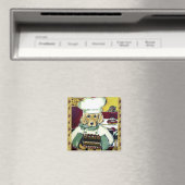 Golden Retriever Baker Magnet (In Situ (Geschirrspüler))